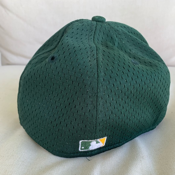 Vintage New Era Diamond Collection Stomper Oakland Athletics As fitted hat 7 1/8 - Picture 4 of 4
